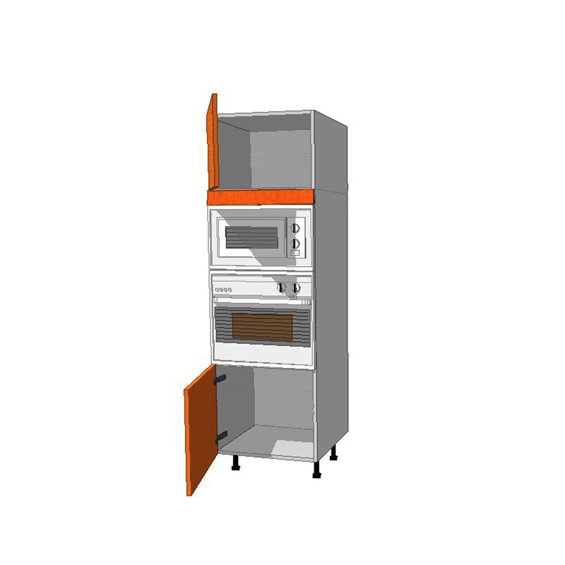 Mueble Columna altura 195. Microondas+Horno 60 + 1 Puerta