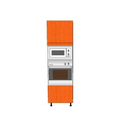 Mueble Columna altura 210. Puerta + Microondas-Horno 60 + Puerta