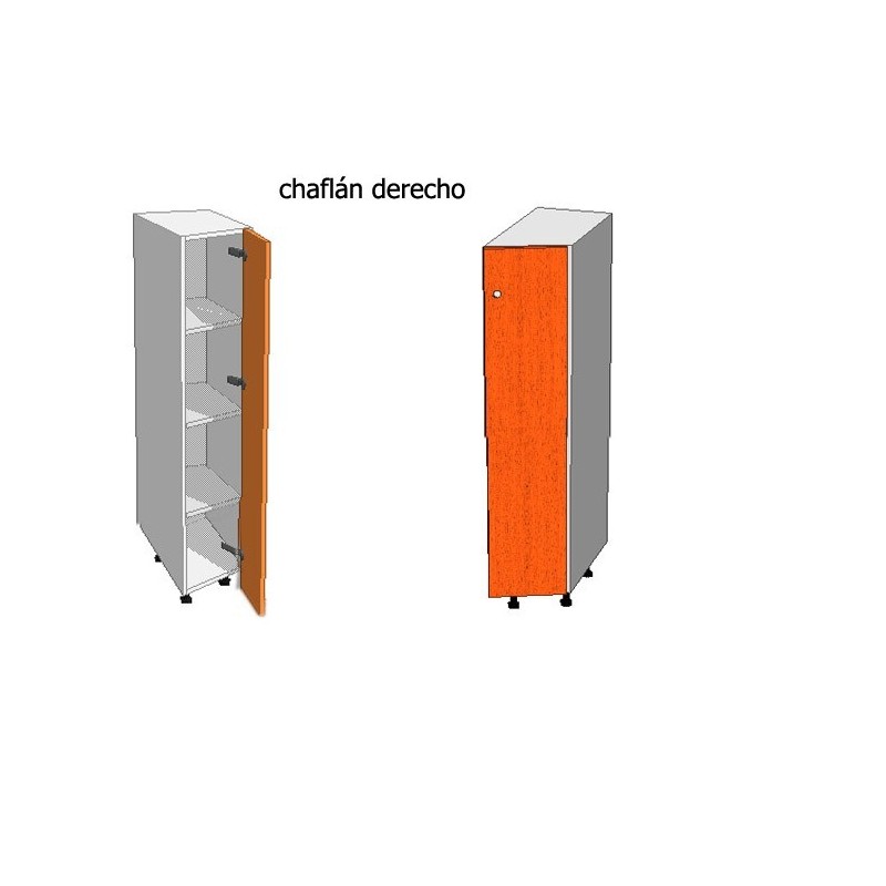 Mueble Columna Chaflán. Alto 150, Ancho 30