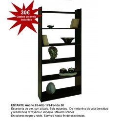 estante, estantería, leja, balda, estante para colgar, estantería para colgar, balda para colgar, leja para colgar, 83x179x30