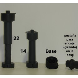 Bolsa con 4 pata regulables ( 14-22 cm) para muebles bajos y columnas