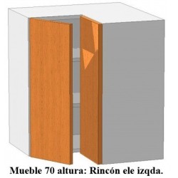 mueble de cocina, mueble alto rincón ele 1 puerta colgar