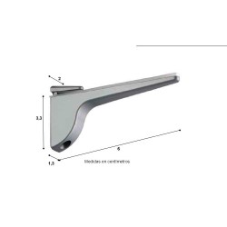 Soporte para baldas (estantes o lejas) libres