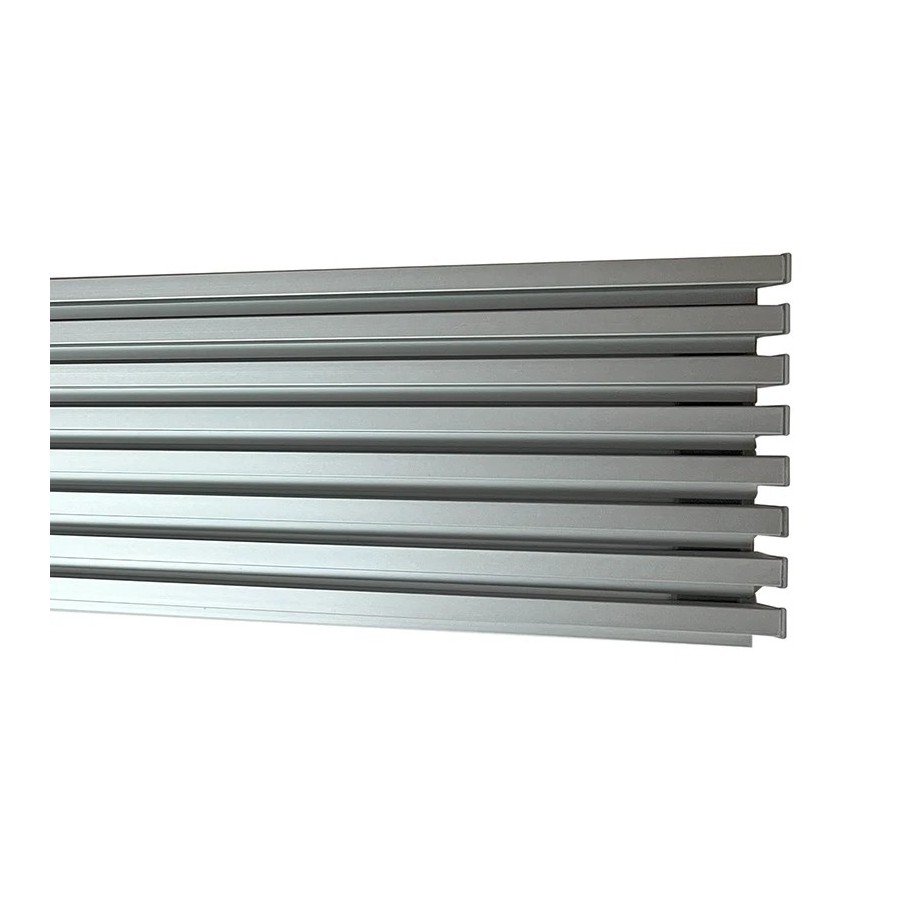 rejilla ventilación, rejilla lamas de aluminio, 12,2 cm.