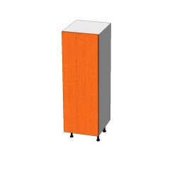 mueble de cocina, mueble columna 1 puerta estantes baldas 150