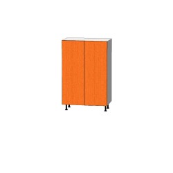 mueble de cocina, mueble columna 2 puertas estantes baldas 150 altura