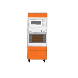 mueble de cocina, mueble columna microondas horno 