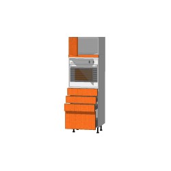 Mueble Columna altura 195. Horno 45+2Cajones+1Prta