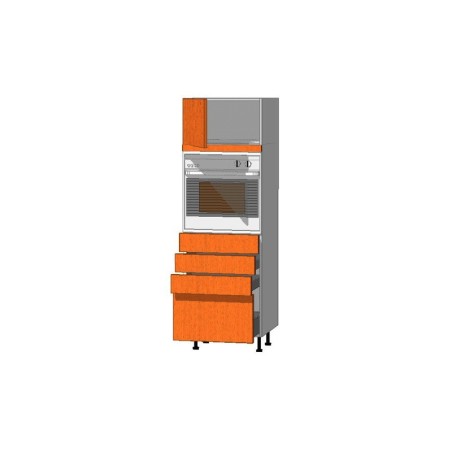 Mueble Columna altura 195. Horno 45+2Cajones+1Prta