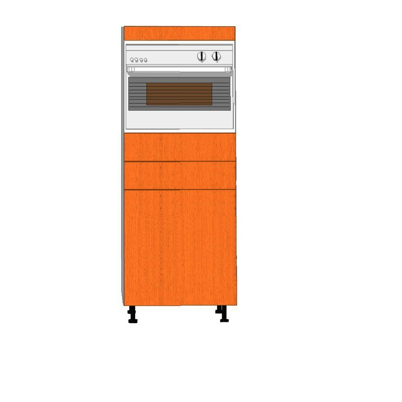 Mueble Columna altura 150. Horno 45+2Cajones+1Prta