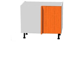 mueble de cocina, mueble bajo rincón ciego, mueble bajo rincón 1 puerta